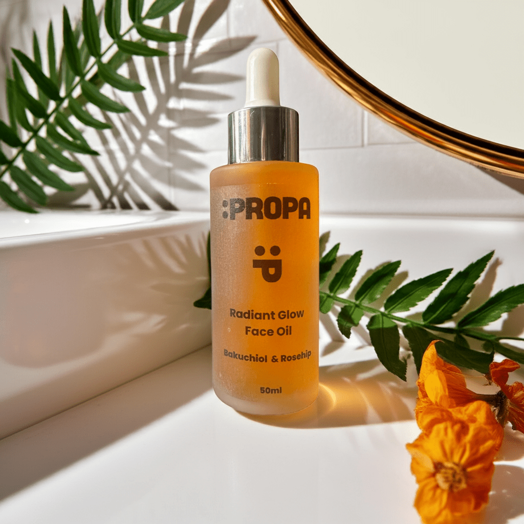 Radiant Glow Face Oil with plant based Retinol Bakuchiol & Rosehip  - Propa Skincare